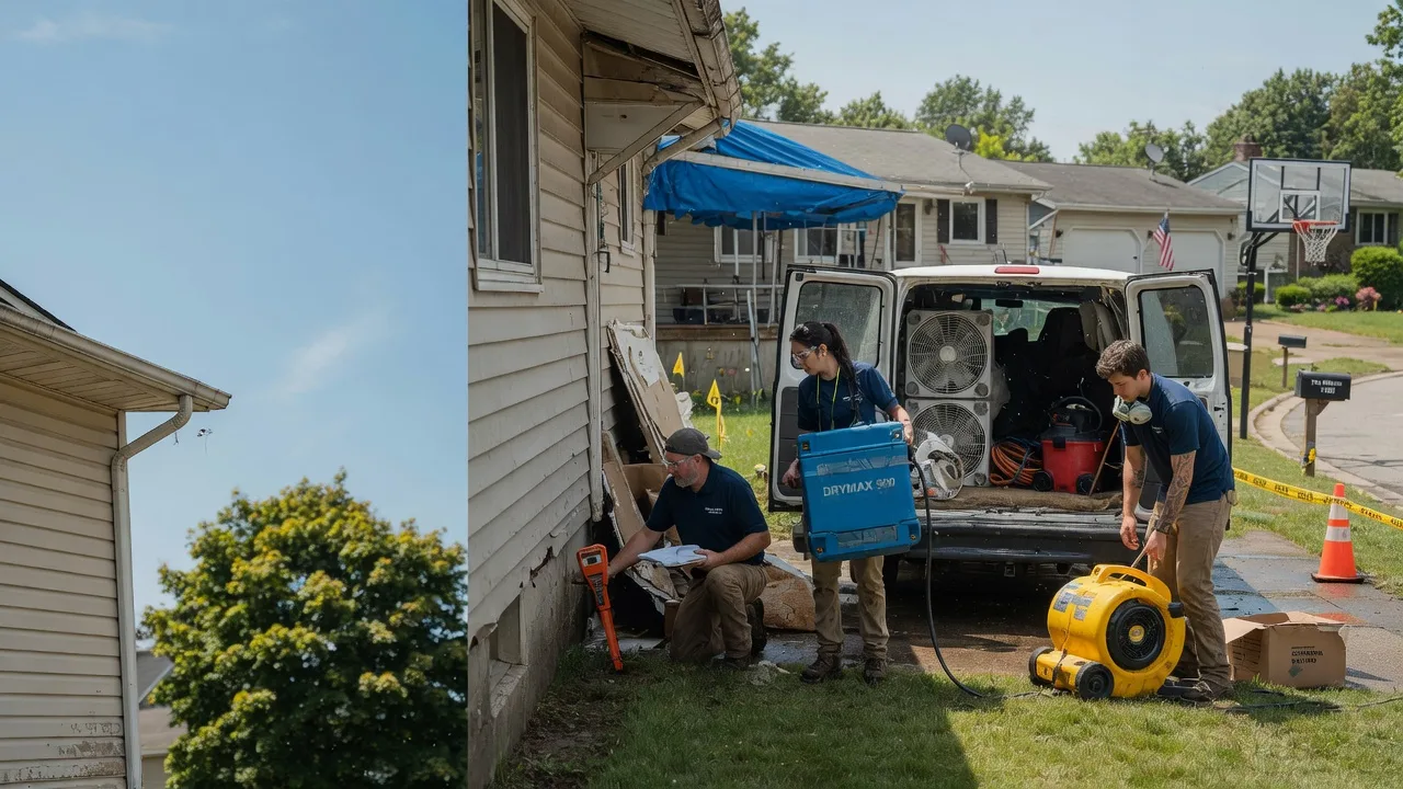 Ceiling Leak Cleanup in Springwater, NY near me